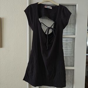 Free People Black Swim Coverup